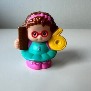 Fisher-Price Little People Maggie "Time to Learn Preschool" 2005 Toy Cake Topper